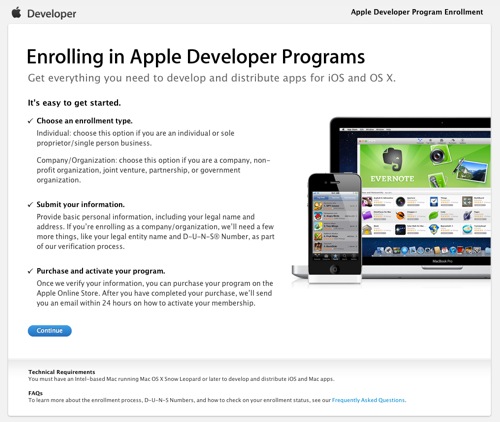 Enrolling in Apple Developer Programs  Apple Developer